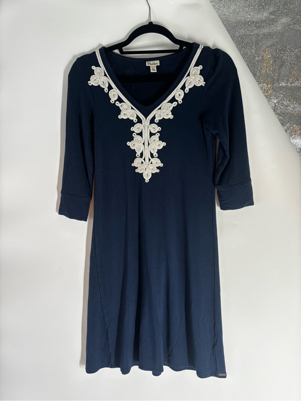 Hatley Embroidered Essie V-Neck Dress - Picture 7 of 7
